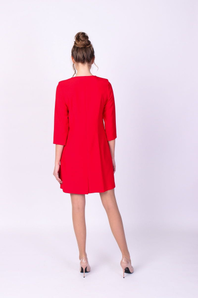 Платье Содари 381 красный - фото 2