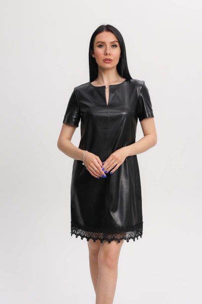 Платье IL GATTO 1019-002 черный - фото 4