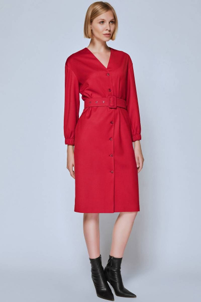 Платье Bazalini 4326 красный - фото 1