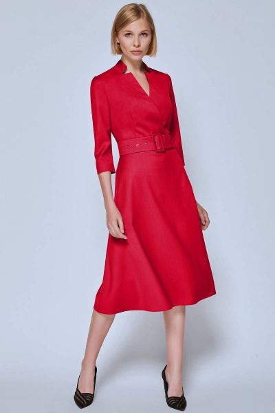 Платье Bazalini 4328 красный - фото 1