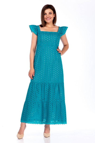 Платье LaKona 1451 бирюзовый - фото 1