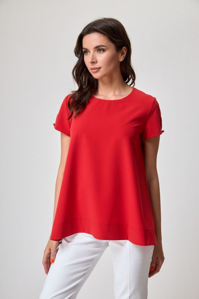 Блуза Anelli 378 красный - фото 1