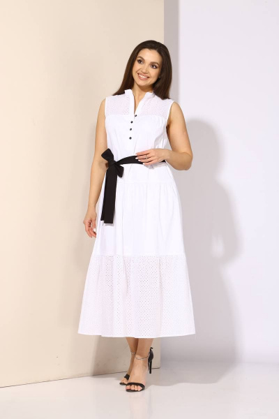 Платье Karina deLux M-1024 белый - фото 5