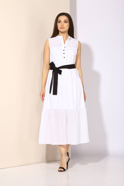 Платье Karina deLux M-1024 белый - фото 4