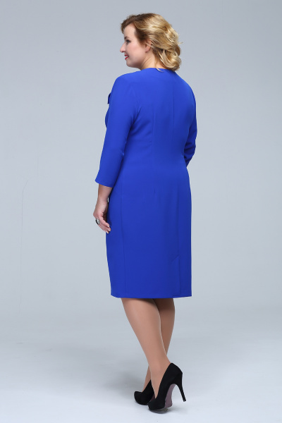 Платье Tellura-L 1273 синий - фото 2