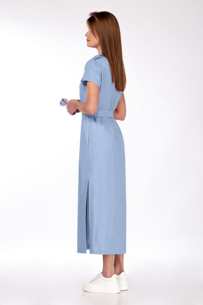 Платье DAVA 158 голубой - фото 2