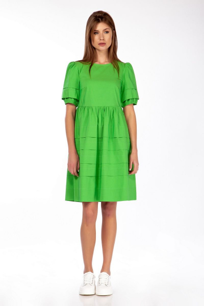 Платье DAVA 159 зеленый - фото 1
