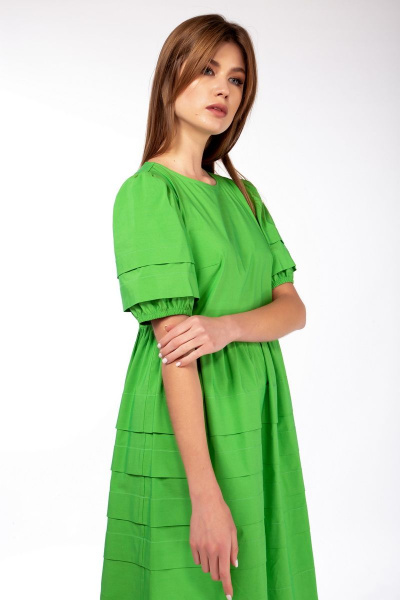 Платье DAVA 159 зеленый - фото 4
