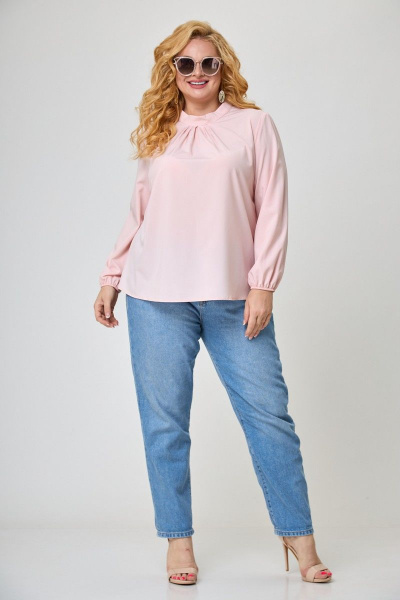 Блуза Anelli 1085 розовый - фото 5