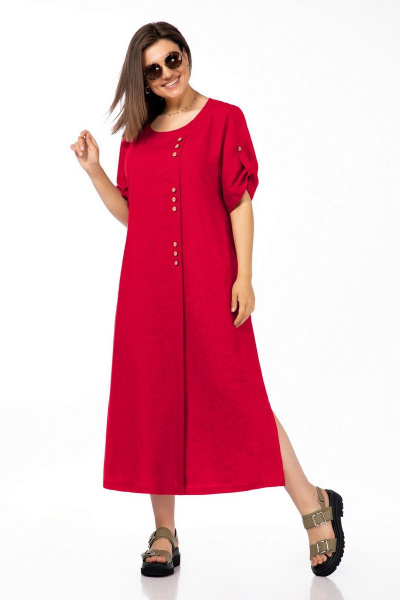 Платье INVITE 4046 красный - фото 1