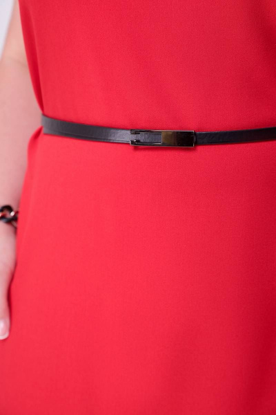 Жакет, платье Swallow 590 красный/черный - фото 12