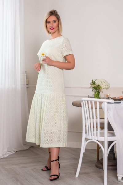 Платье АСВ 1183.2 лимонный - фото 1