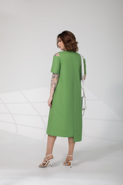 Платье ElPaiz 803 зеленый - фото 3