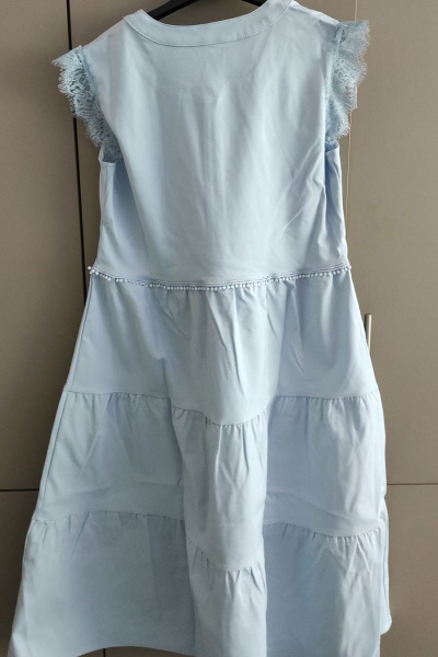 Платье NiV NiV fashion 2642 голубой - фото 4