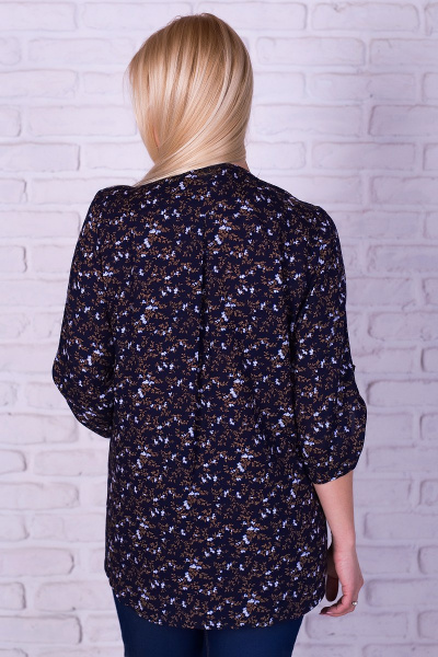 Блуза Avila 0557 темно-синий - фото 7