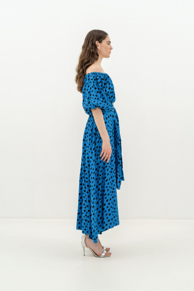 Платье Elema 5К-109661-1-164 голубой - фото 1