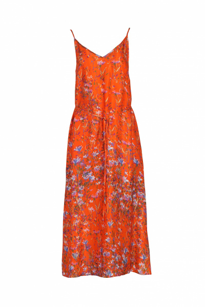 Платье Elema 5К-10995-1-164 принт_оранжевый - фото 2