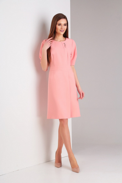 Платье Милора-стиль 710 розовый - фото 1