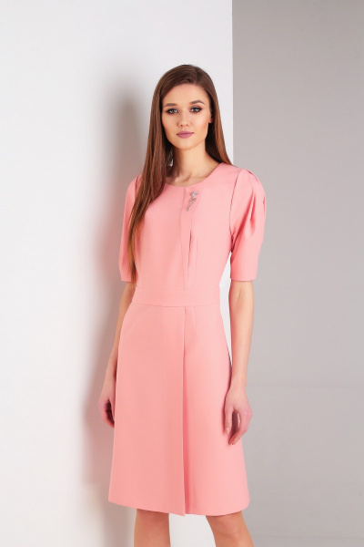 Платье Милора-стиль 710 розовый - фото 2