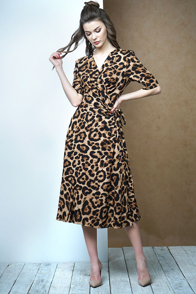Платье Fantazia Mod 3387 коричневый - фото 2