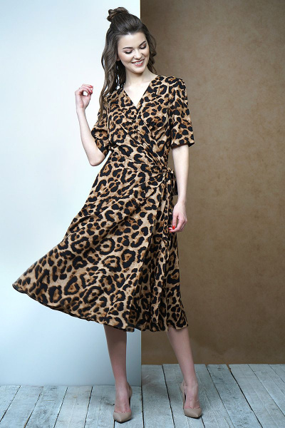 Платье Fantazia Mod 3387 коричневый - фото 3