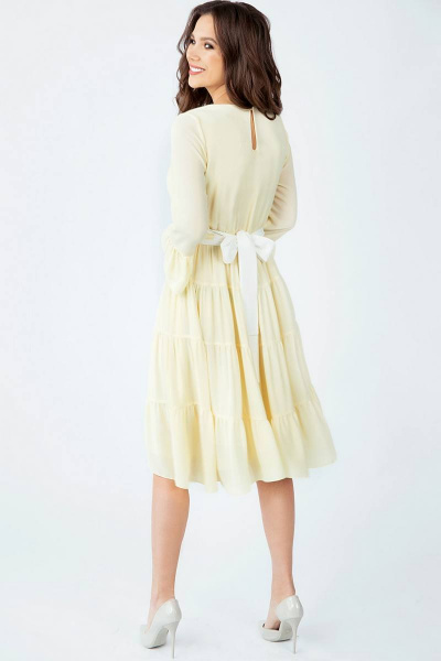 Платье Teffi Style L-1393 желтый - фото 3