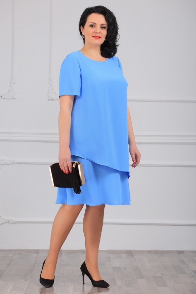 Платье MadameRita 5013 голубой - фото 1