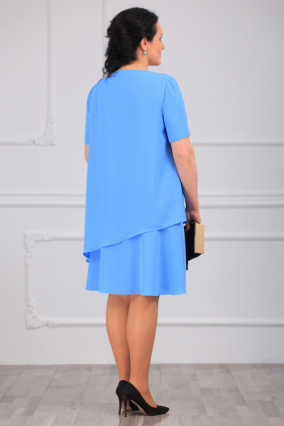 Платье MadameRita 5013 голубой - фото 3