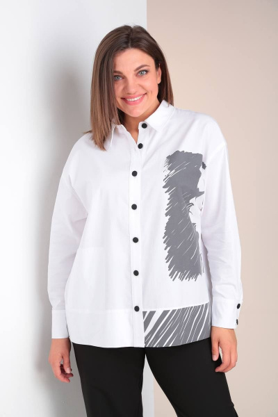 Рубашка Karina deLux M-1045Б белый - фото 1