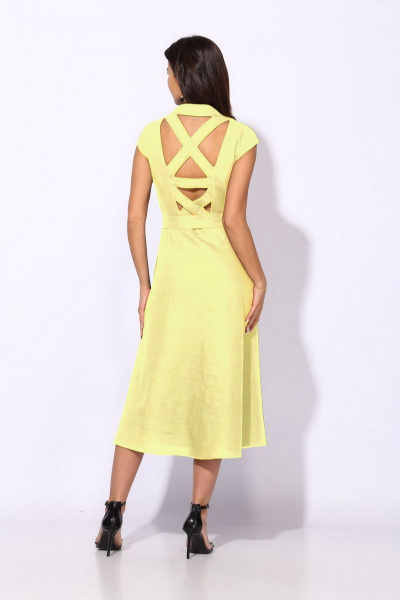 Платье Faufilure С1254 желтый - фото 2