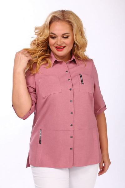 Блуза SOVITA M-805 розовый - фото 2