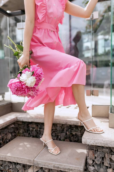 Платье KRASA - Danaida 270-22 розовый - фото 9