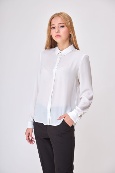 Блуза T&N 7300 белый - фото 1