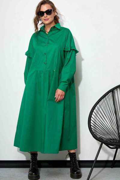 Платье SOVA 11183 зеленый - фото 1