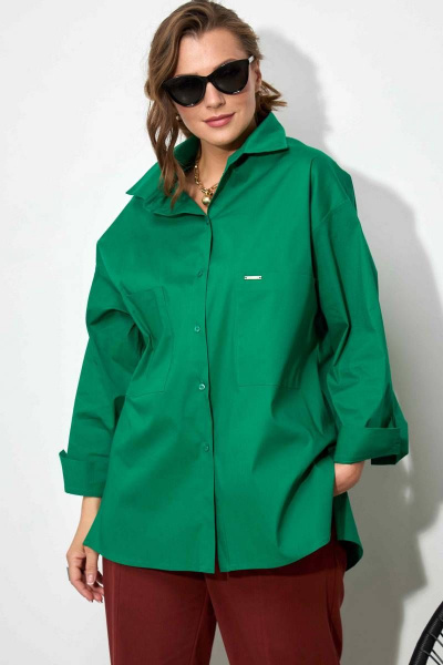 Рубашка SOVA 11078 зеленый - фото 1