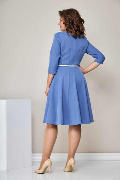 Платье Moda Versal П1601 голубой - фото 4