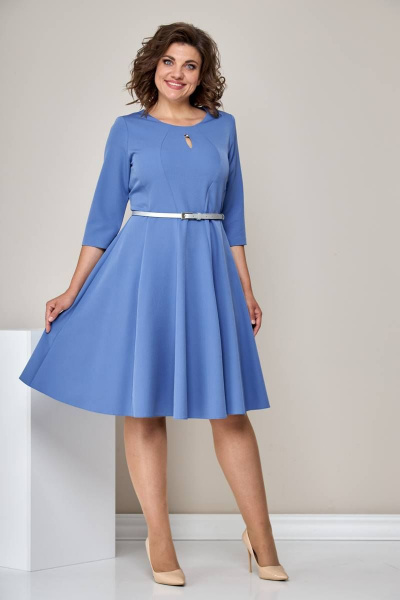 Платье Moda Versal П1601 голубой - фото 3