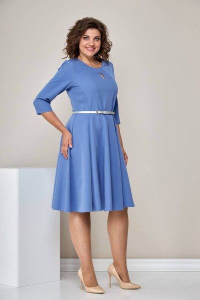 Платье Moda Versal П1601 голубой - фото 2