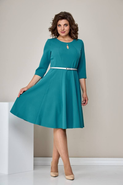 Платье Moda Versal П1601 зеленый - фото 3