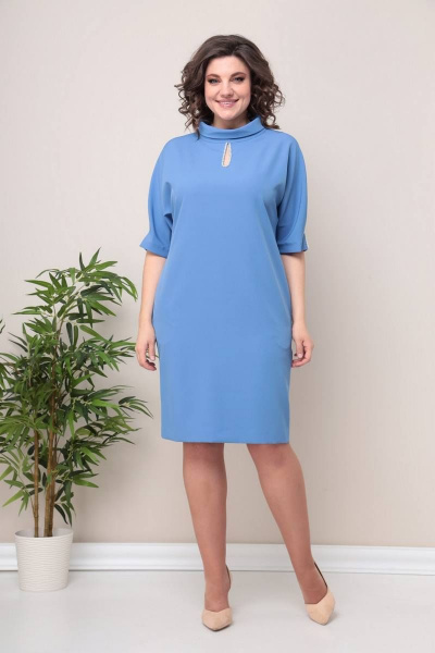 Платье Moda Versal П2368 голубой - фото 1
