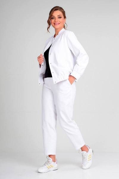 Брюки, куртка Liona Style 848 белый - фото 2