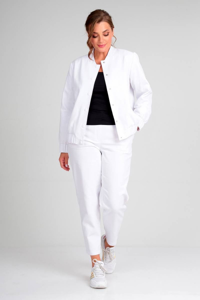 Брюки, куртка Liona Style 848 белый - фото 1