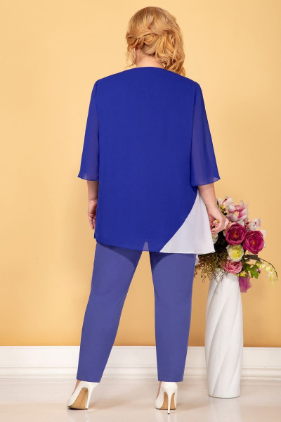 Блуза, брюки Aira Style 631 голубой - фото 2