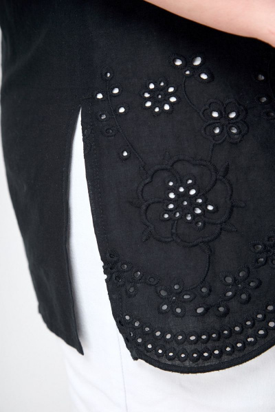 Блуза Lanetta 499/1 черный - фото 9