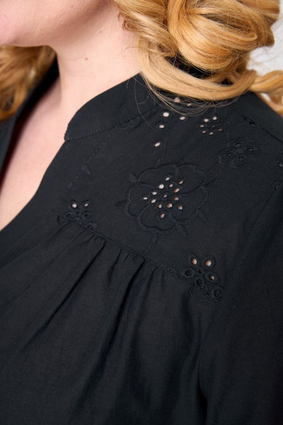 Блуза Lanetta 499/1 черный - фото 7