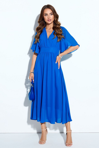 Платье TEZA 4126 синий - фото 2
