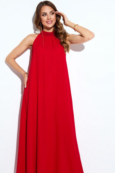 Платье TEZA 4131 красный - фото 6