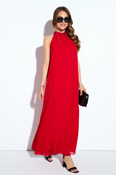 Платье TEZA 4131 красный - фото 5