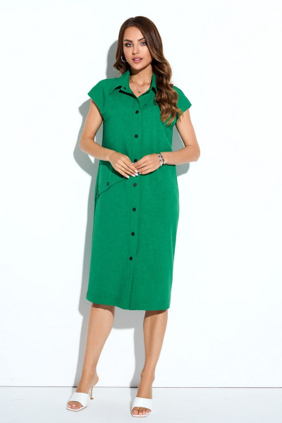 Платье TEZA 4160 зеленый - фото 4