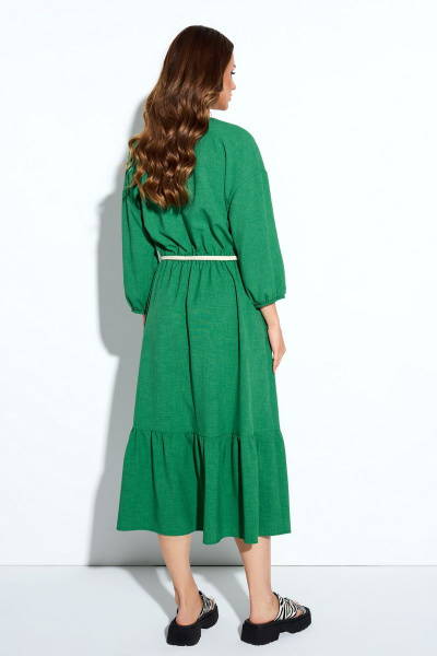 Платье TEZA 4163 зеленый - фото 3